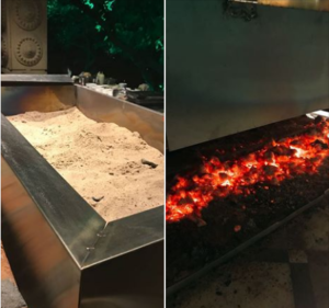 sand and stone cooking